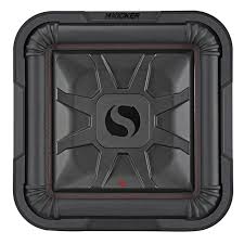 BAJO PLANO CUADRADO KICKER DE 12 A 2 OHMS DOBLE 600 RMS - Kicker