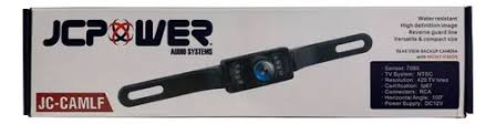 CAMARA DE REVERSA JCPOWER MEDIO PORTAPLACA - JCPOWER