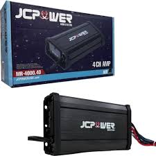 AMPLI JCPOWER MARINO 4 CANALES 80 WATS RMS POR CANAL - Jc Power
