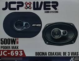 BOCINA JCPOWER 6.9 500 WATS DE 3 VIAS - JCPOWER