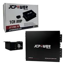 AMPLI JCPOWER MONOBLOCK CLASE D 600 WATS A 1 OHM - JCPOWER