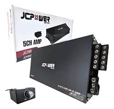 AMPLI JCPOWER 5 CANALES 60 RMS EN 4 CANALES 300 RMS EN 1 CANAL A 4 OHM - JCPOWER