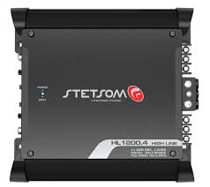 AMPLI STETSOM HIGH LINE CLASE D 4 CANALES 300 WATS RMS A 2 OHMS - STETSOM