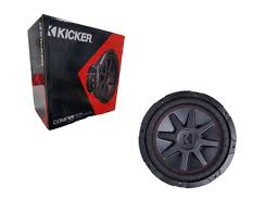 BAJO KICKER 10" 350 WATS RMS DOBLE BOBINA DE 4 OHMS - Kicker