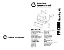 BASE FORD POCKET 95-02 - AMERICAN INTERNATIONAL