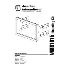 BASE 2 DIN VW 1999-2007 - AMERICAN INTERNATIONAL