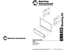 BASE SATURN 2000-2005 PARA DOBLE O DIN SENCILLO - AMERICAN INTERNATIONAL