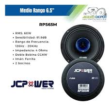 BOCINA JC POWER OPEN SHOW 6.5 500 WATS SLIM - JCPOWER