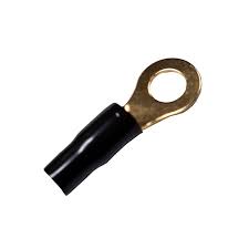 TERMINAL DE OJO DXR CALIBRE 8 4 PIEZAS NEGRA - RADOX 