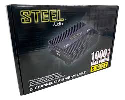 AMPLI STEEL 2 CANALES 50 RMS A 4 OHMS POR CANAL - Steel Pro