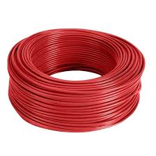 CABLE DE CORRIENTE CAL 8 CON 200 PIES O 60.61 METROS ROJO - Xscorpion